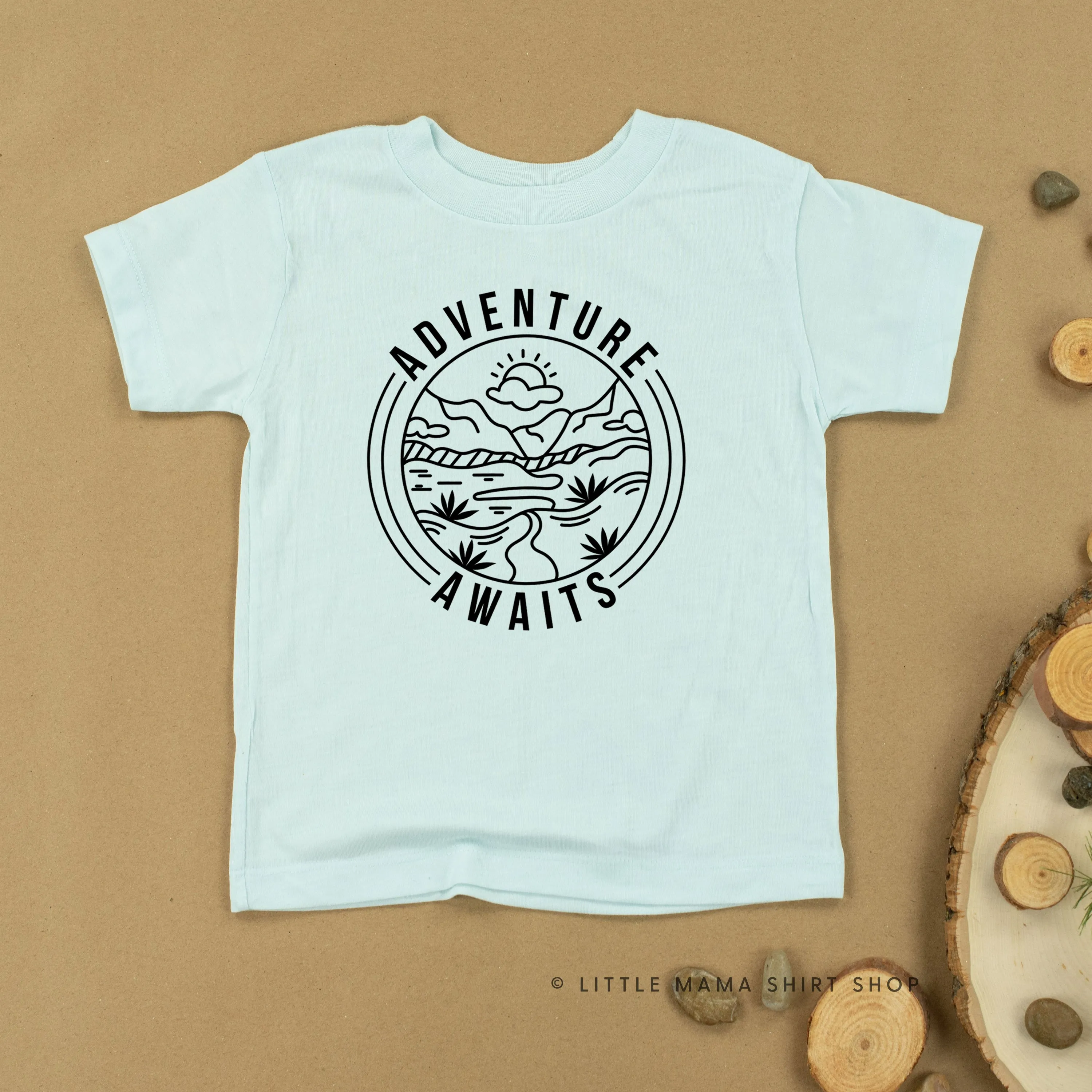 ADVENTURE AWAITS - Short Sleeve Child Shirt