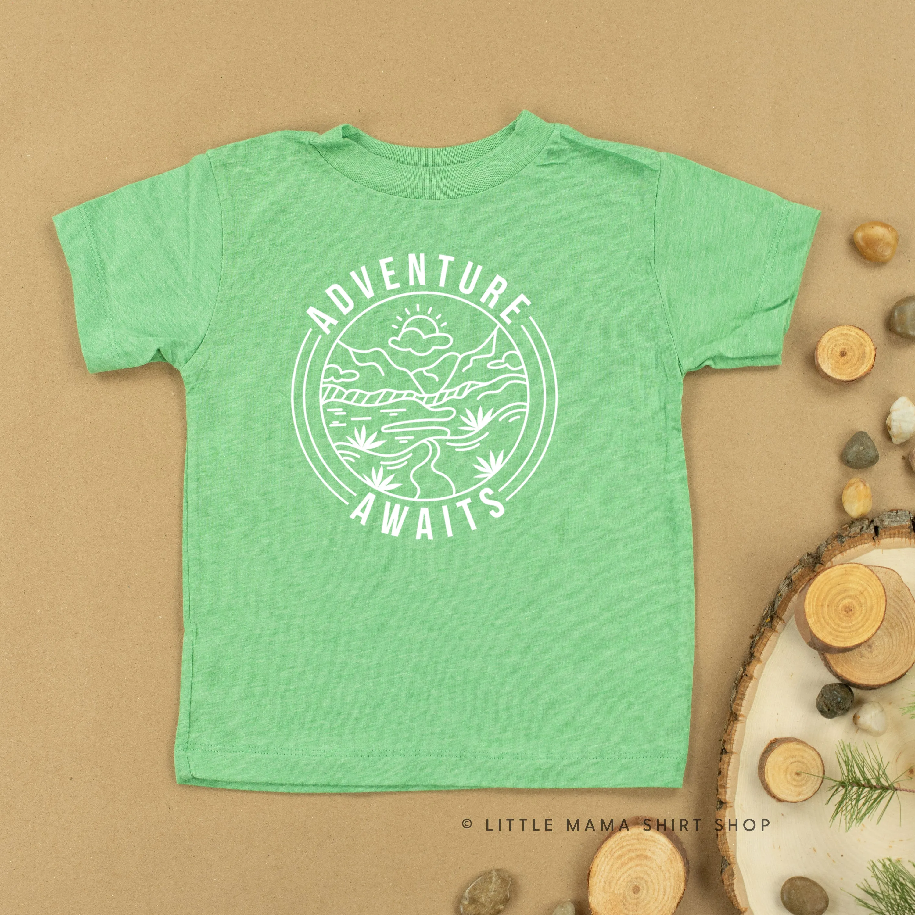 ADVENTURE AWAITS - Short Sleeve Child Shirt