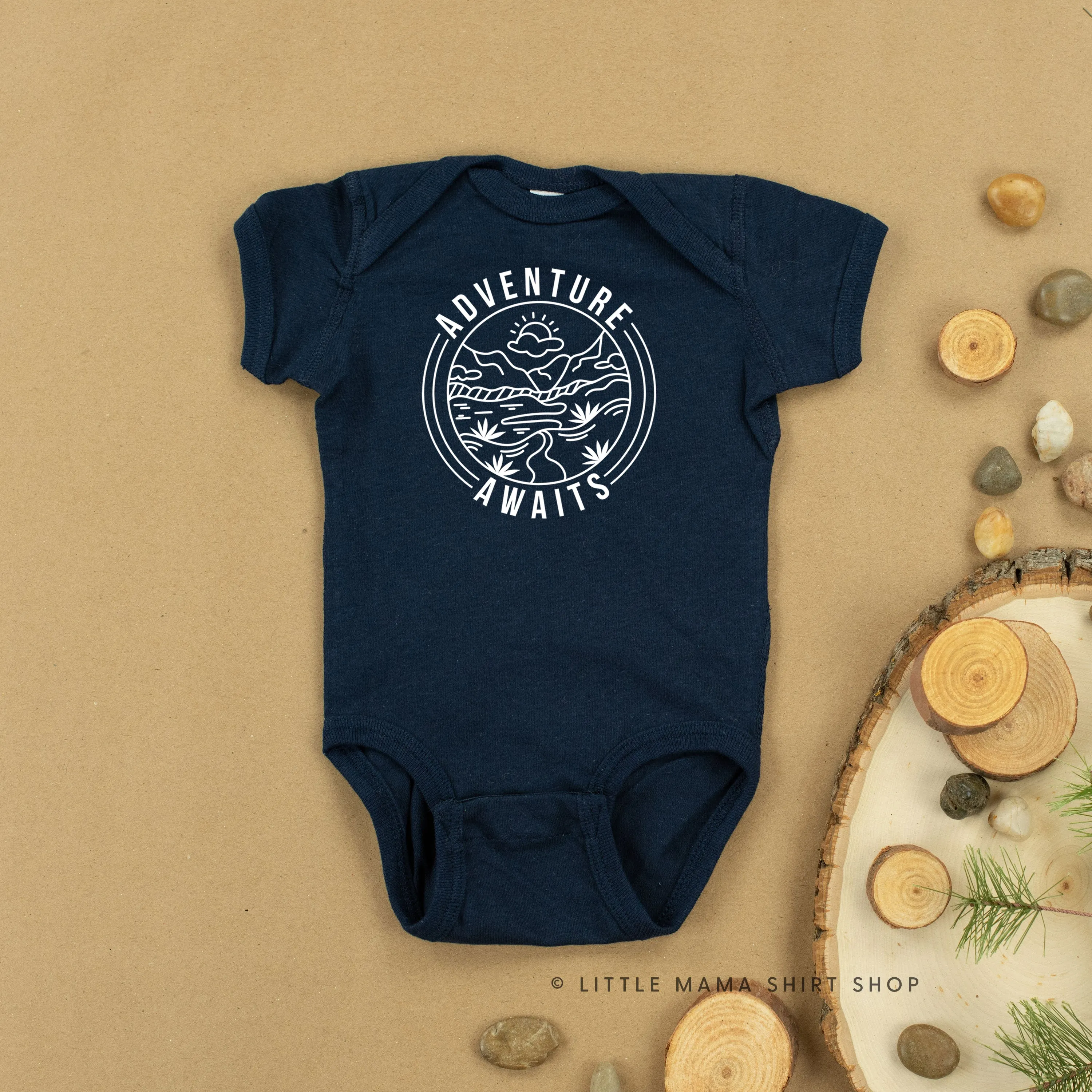 ADVENTURE AWAITS - Short Sleeve Child Shirt