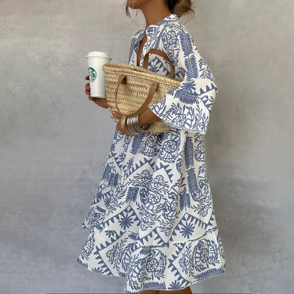 Anjie - Relaxed Boho Tunic Dress