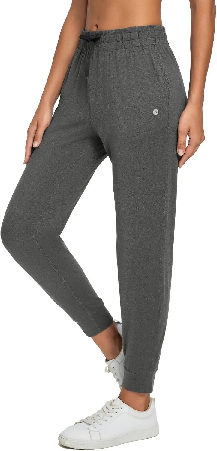 baleaf Women's Joggers Pants Ultra Soft Comfy Sweat Pants Running Athletic Lounge Relaxed Fit Tapered Leg with Pockets