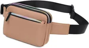 Belt Bag for Women Minimalist Waterproof Sling Bag Travel Hiking Chest Crossbody Bag Small Lightweight Waist Pouch