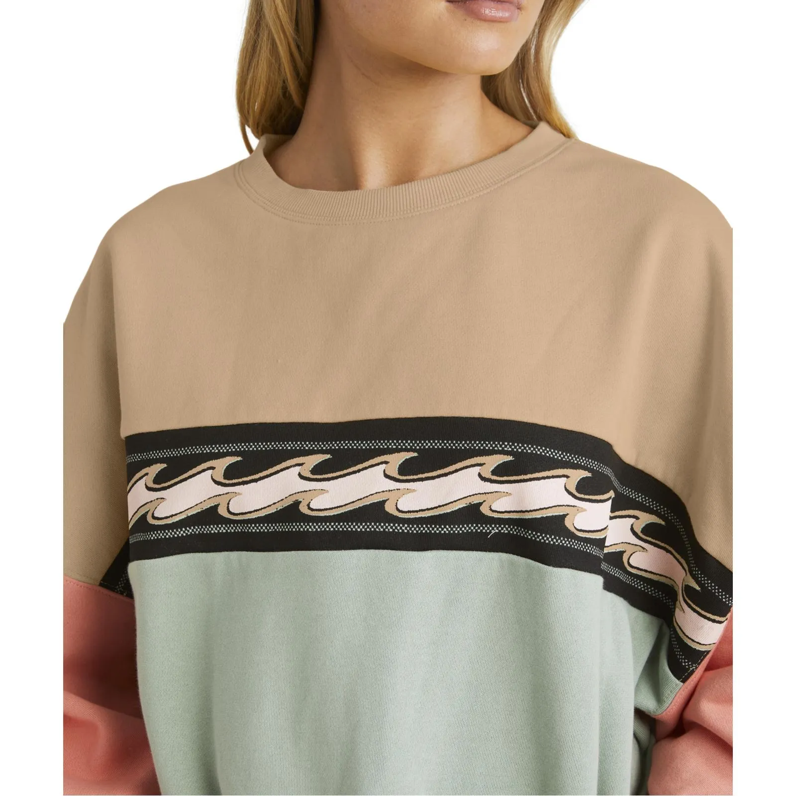 Billabong Womens 73 Days Cabo Vintage Oversized Sweatshirt