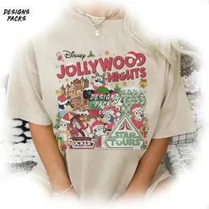 Bluey and Friends Bluey Christmas Studios Jollywood Nights s PNG Design