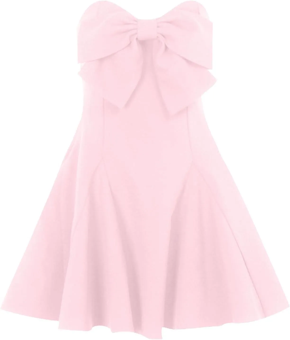 Boho Dresses for Women,2025 Summer Strapless Off Shoulder Mini Dress Smocked Ruffle a Line Flowy Short Sundress