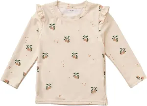 Boys and Girls Long Sleeve Rash Guard Shirt Neutral Swim Shirts