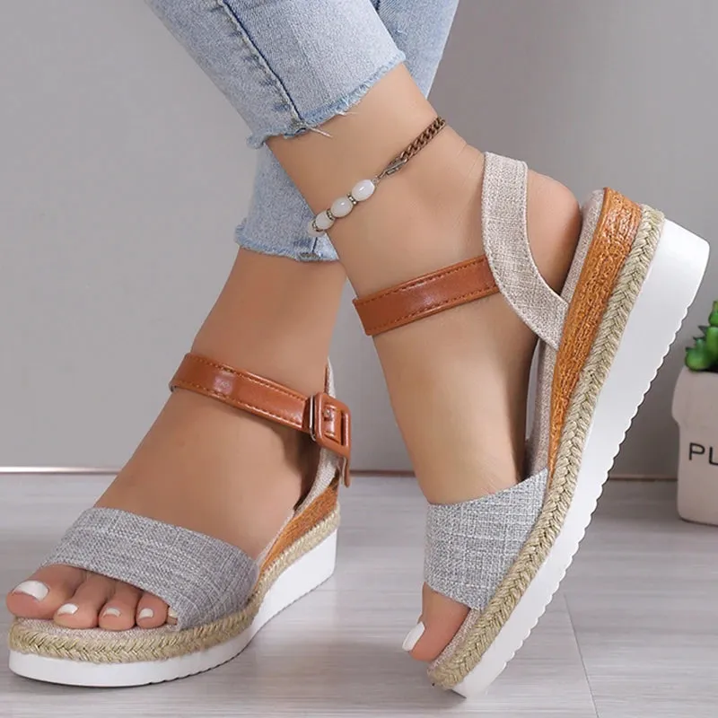 CHARLENE  Relaxed Style Wedge Sandals