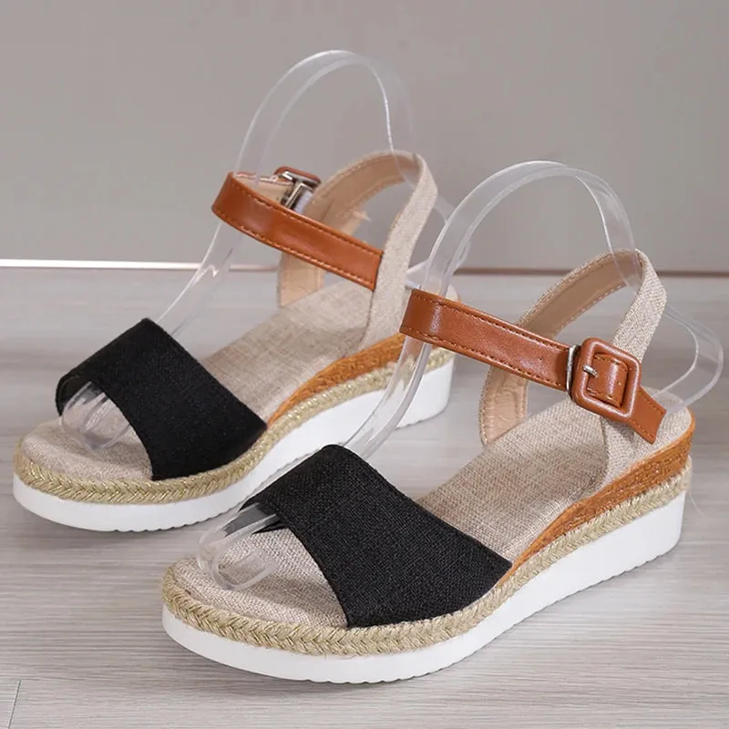 CHARLENE  Relaxed Style Wedge Sandals