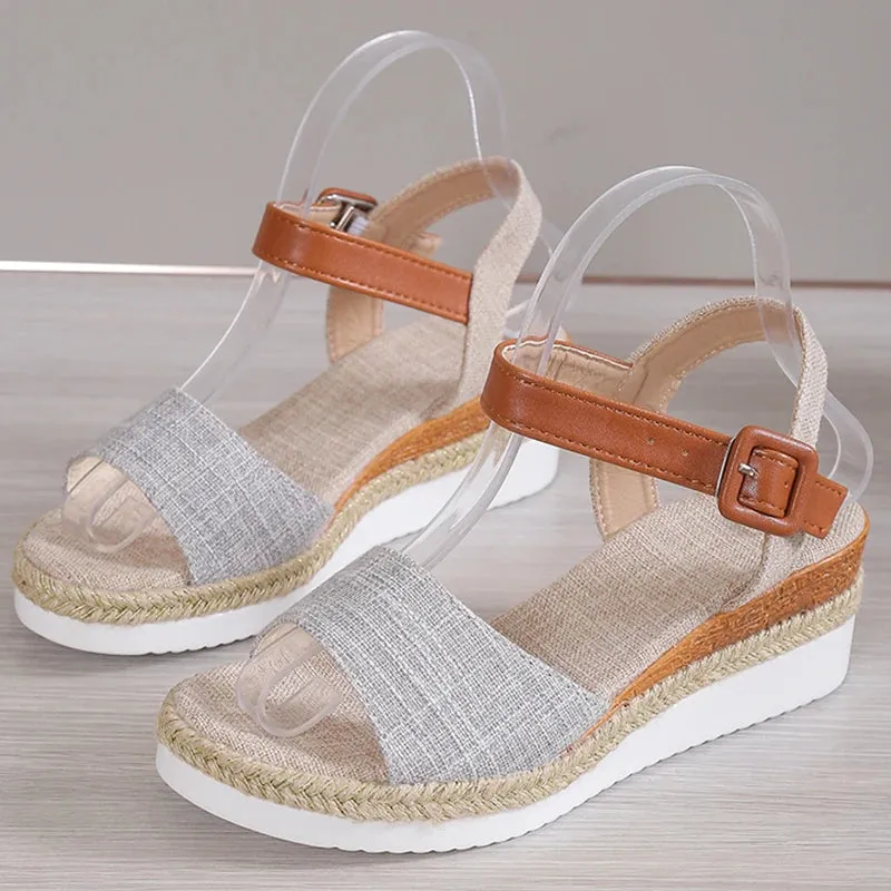 CHARLENE  Relaxed Style Wedge Sandals