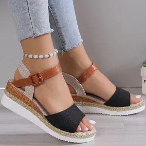 CHARLENE  Relaxed Style Wedge Sandals
