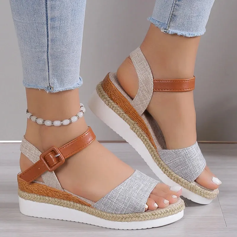 CHARLENE  Relaxed Style Wedge Sandals