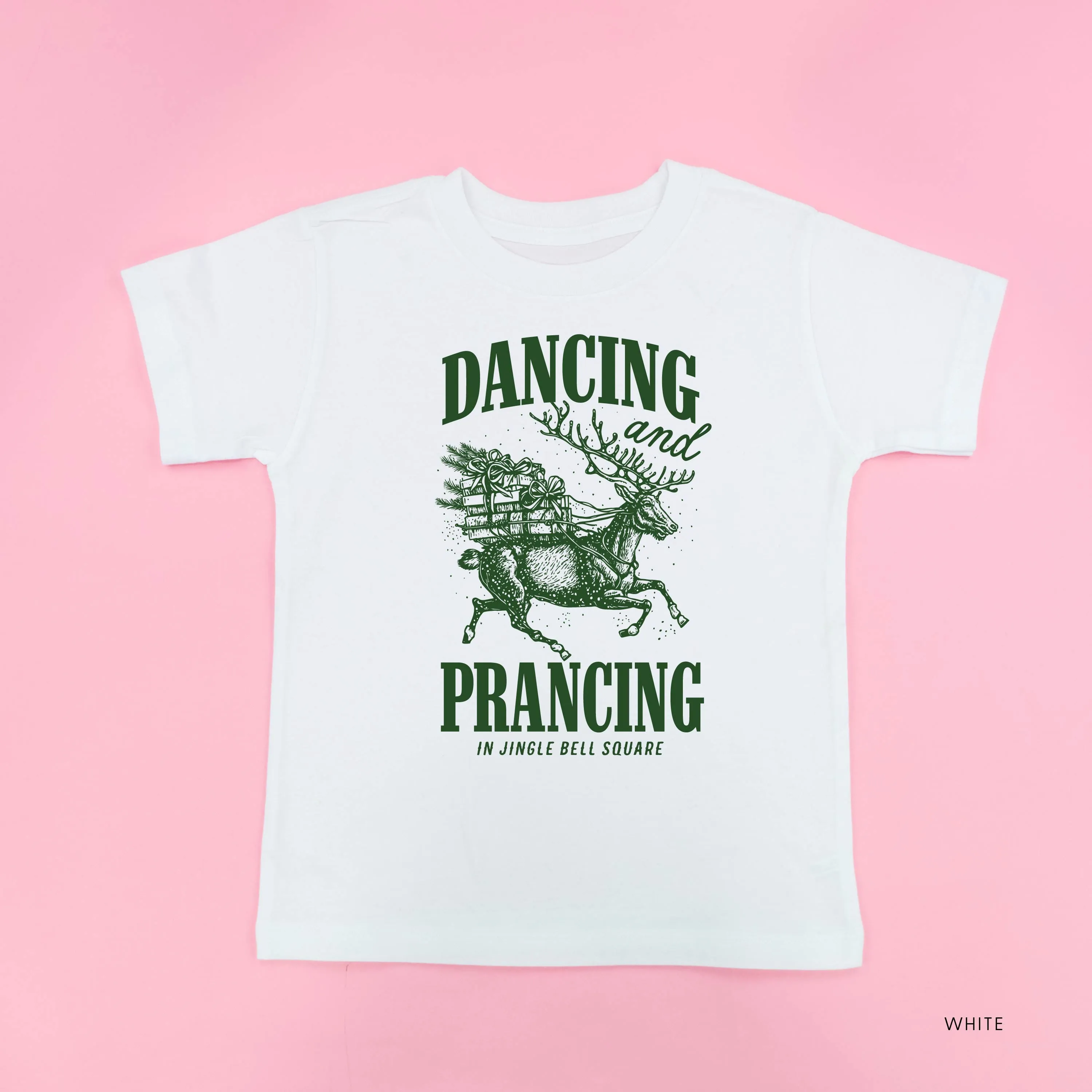 Dancing and Prancing in Jingle Bell Square - Child Tee
