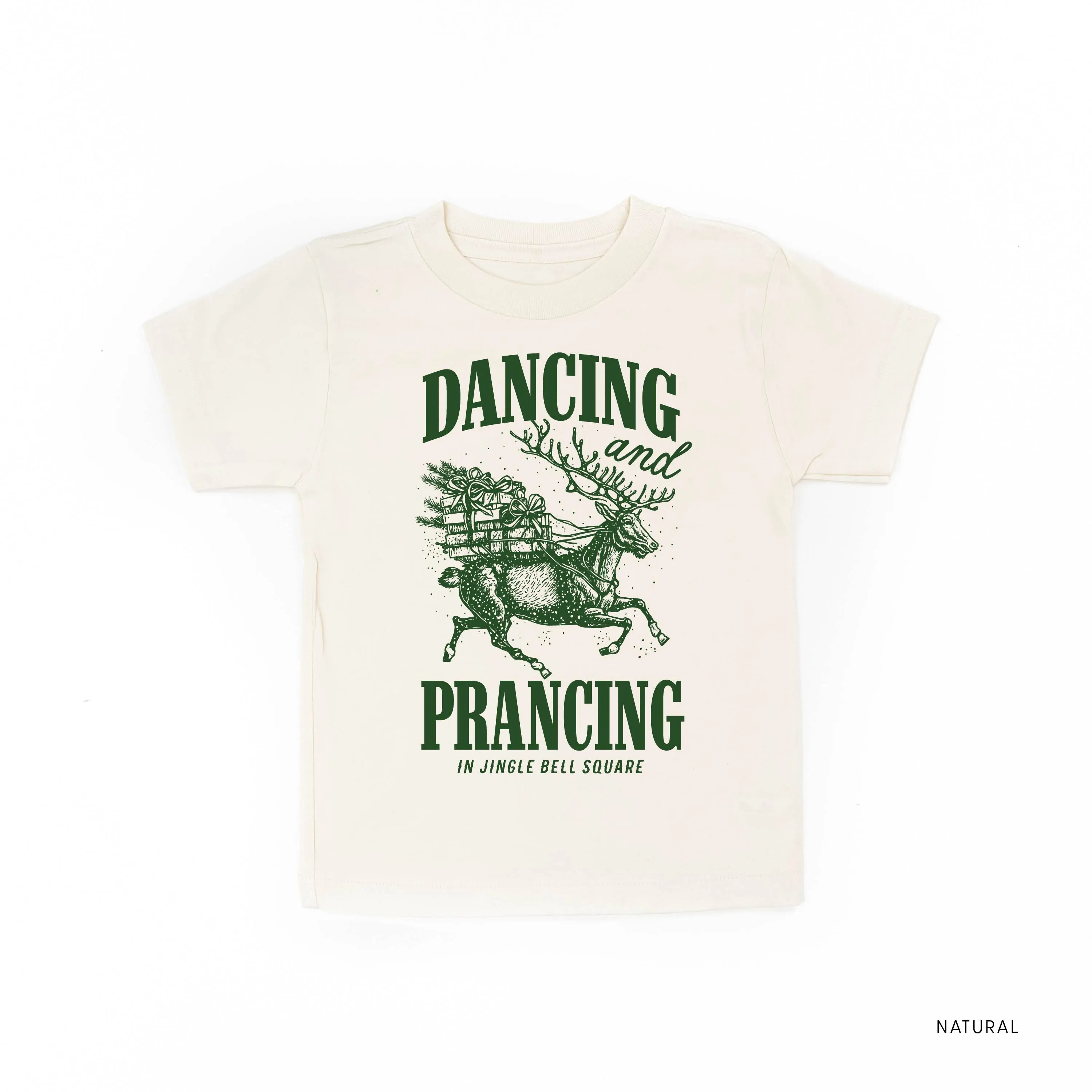 Dancing and Prancing in Jingle Bell Square - Child Tee