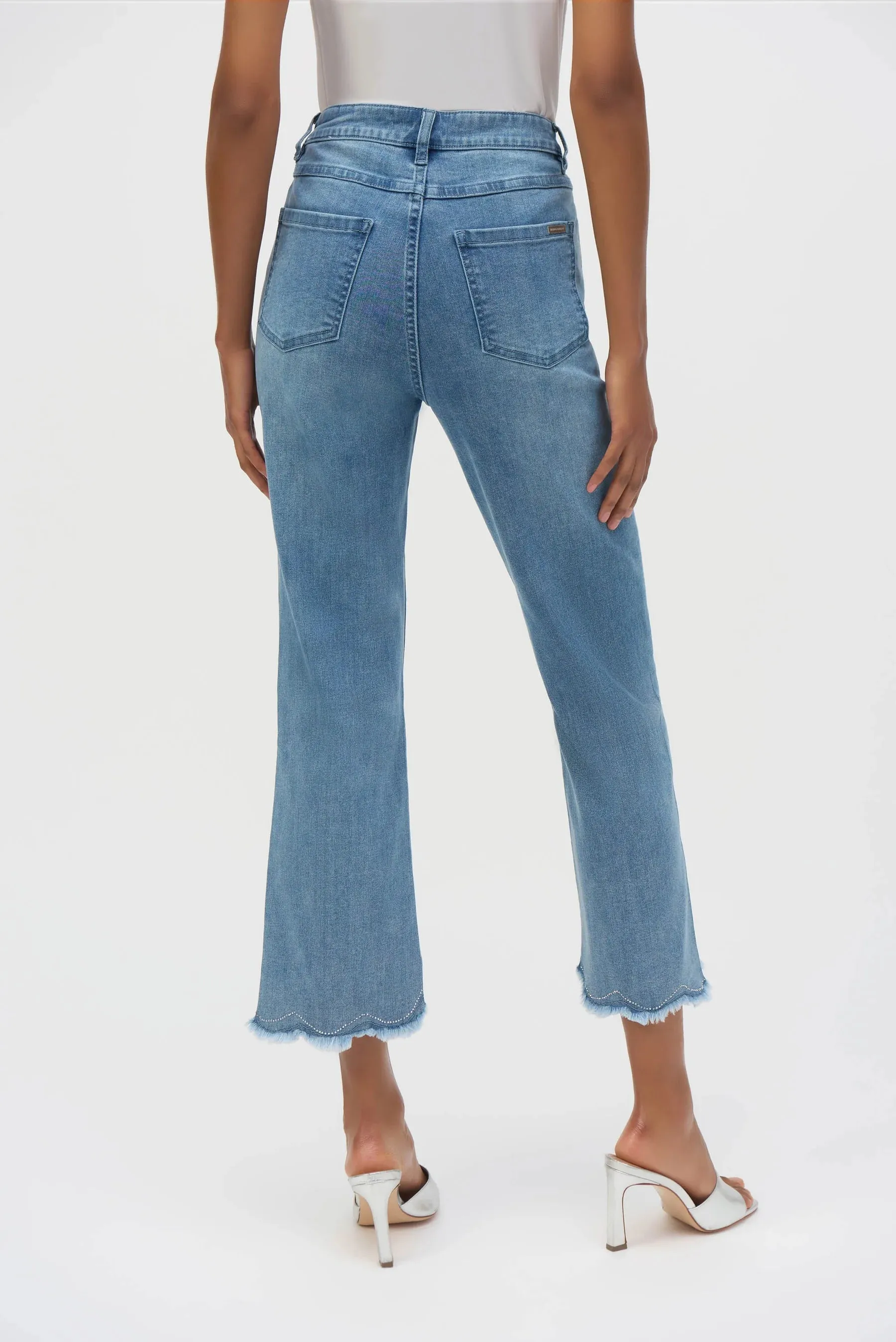 Denim Jean w/ Embroidery & Lace