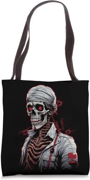 Doctor Halloween Tee Graphic Tees for Men Women Tote Bag