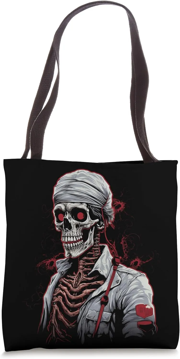 Doctor Halloween Tee Graphic Tees for Men Women Tote Bag
