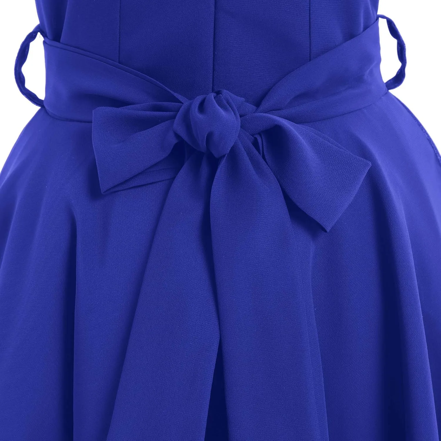 Flower Girl Chiffon A-line Dresses Wedding Junior Bridesmaid Party Princess Pageant Communion Maxi Gowns with Belt