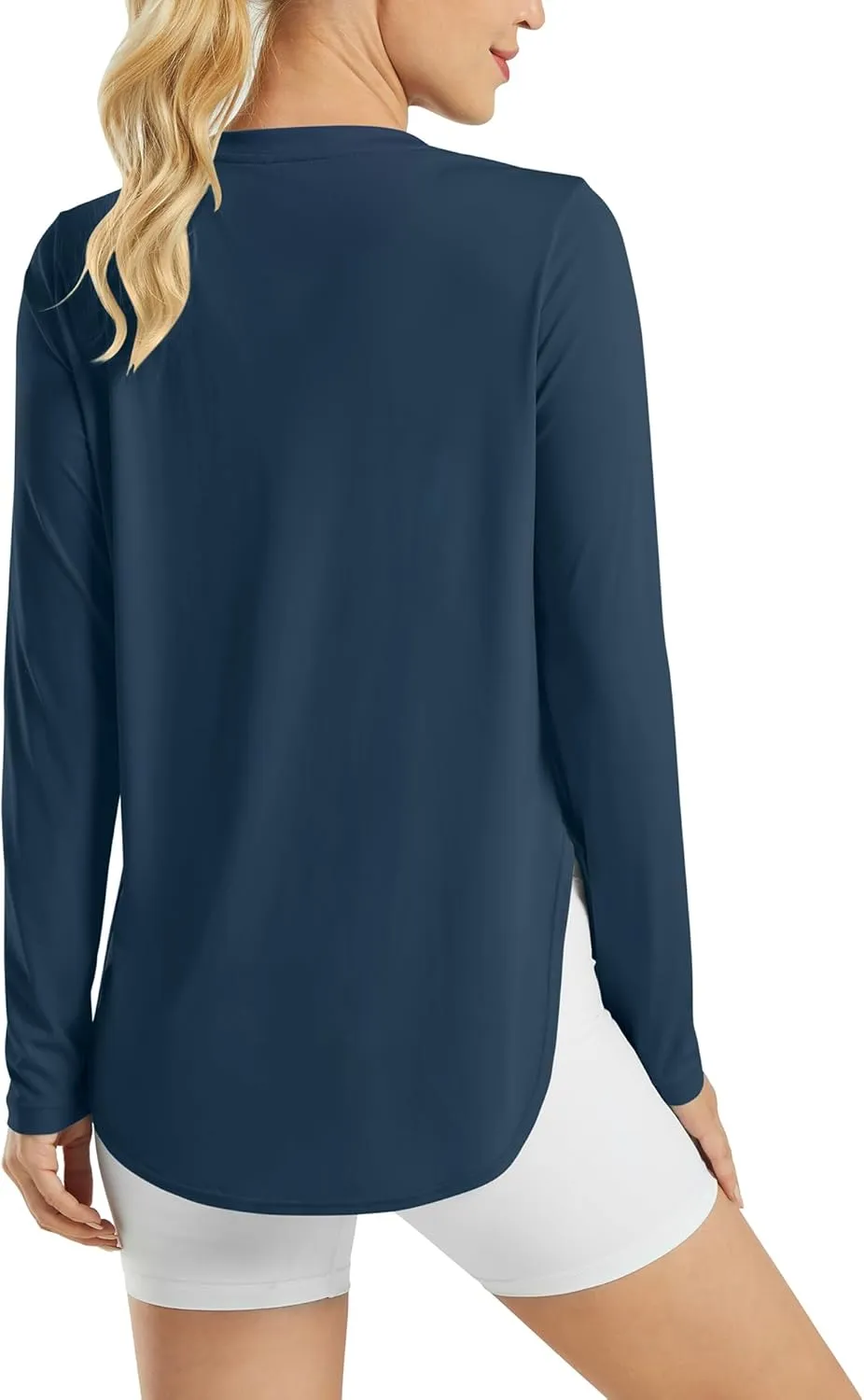 G4Free Women's UPF 50  UV Shirts Long Sleeve Workout Sun Shirt Outdoor Gym Hiking Tops Quick Dry Lightweight