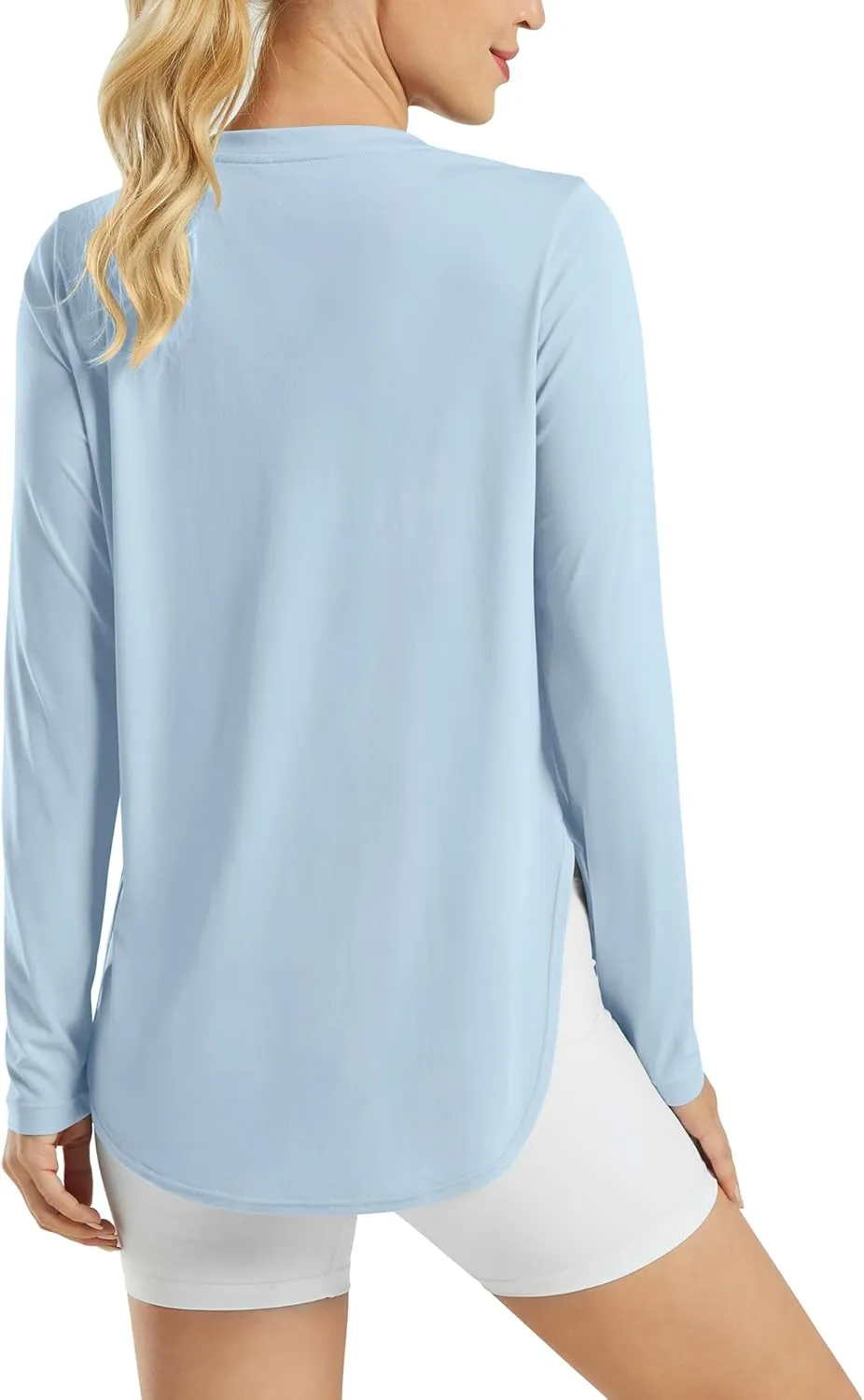 G4Free Women's UPF 50  UV Shirts Long Sleeve Workout Sun Shirt Outdoor Gym Hiking Tops Quick Dry Lightweight