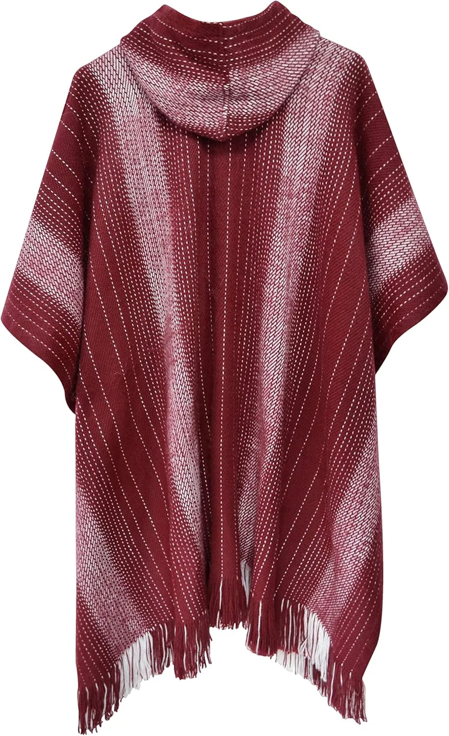 Gamboa Alpaca Wool Poncho for Men Hippie Mexican Cowboy and Western Panchos para Hombre