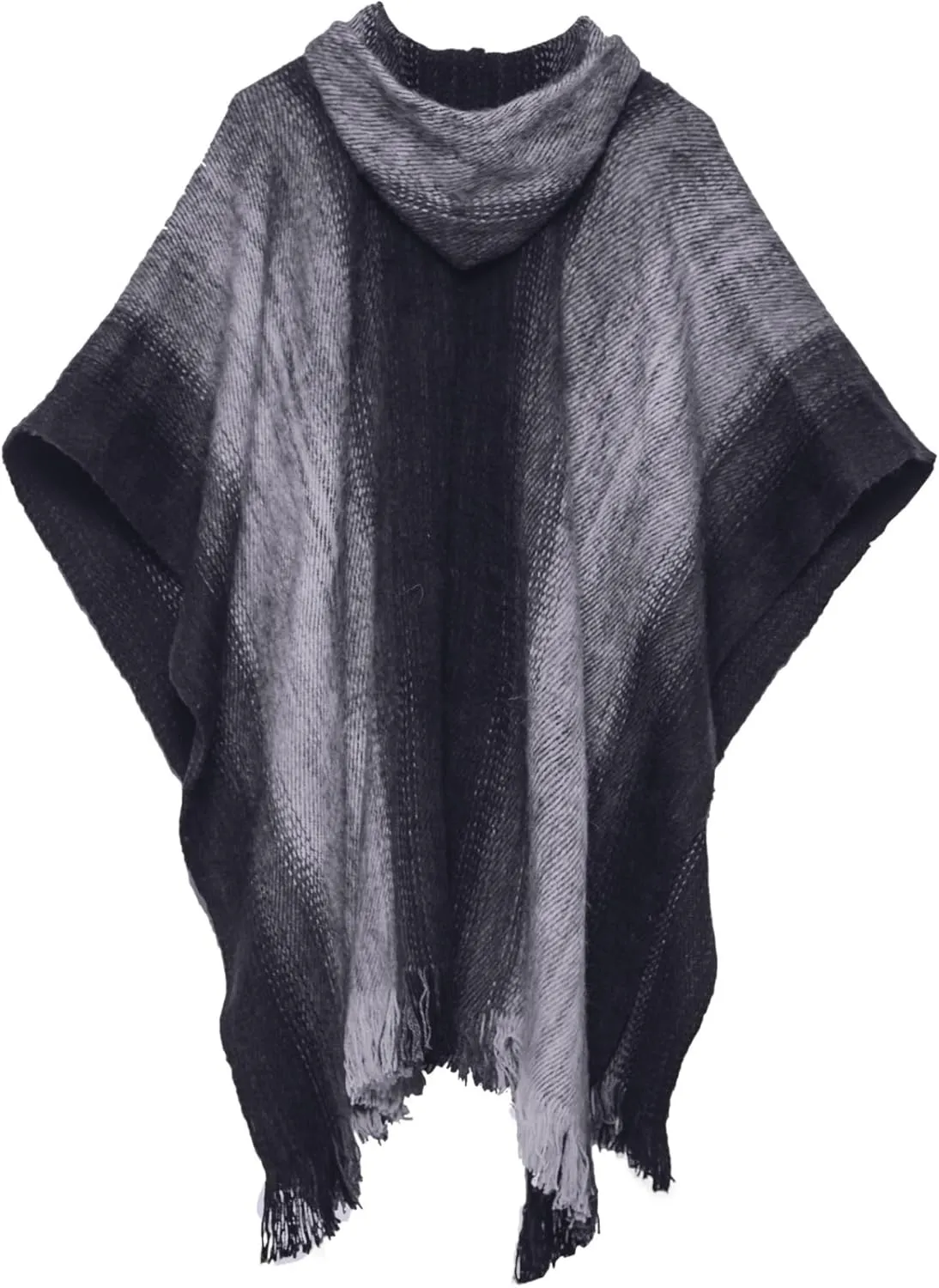 Gamboa Alpaca Wool Poncho for Men Hippie Mexican Cowboy and Western Panchos para Hombre