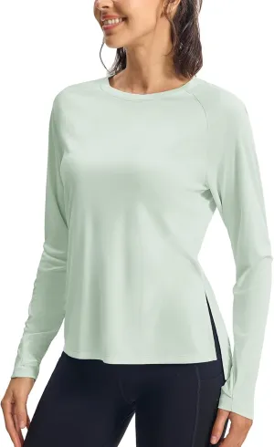 Gopune Women's Sun Shirts UPF 50  Long Sleeve UV Protection Shirt Lightweight Quick Dry Workout Hiking Tops