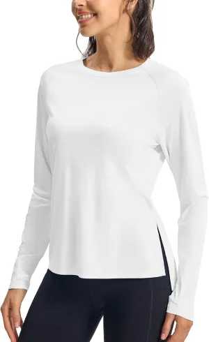 Gopune Women's Sun Shirts UPF 50  Long Sleeve UV Protection Shirt Lightweight Quick Dry Workout Hiking Tops