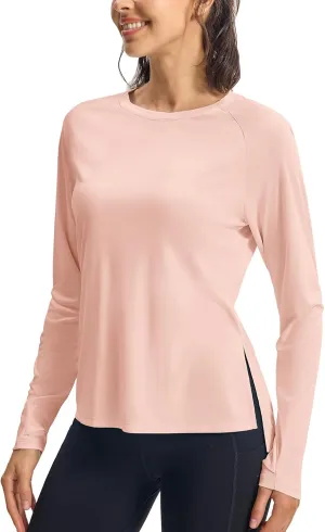 Gopune Women's Sun Shirts UPF 50  Long Sleeve UV Protection Shirt Lightweight Quick Dry Workout Hiking Tops