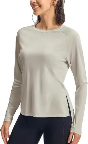 Gopune Women's Sun Shirts UPF 50  Long Sleeve UV Protection Shirt Lightweight Quick Dry Workout Hiking Tops