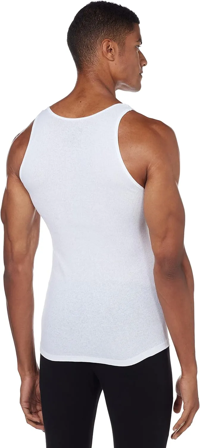 Hanes Men's 5-Pack ComfortBlend Tank with FreshIQ
