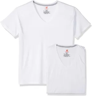 Hanes Ultimate Men's 4-Pack Comfortblend V-Neck with FreshIQ