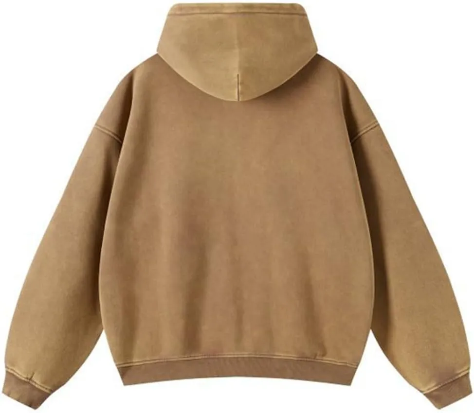 HOTIAN Womens Zip Up Hoodies Vintage Sweatshirt Oversized Fall Outfits Sweaters Casual Fashion Jackets with Pocket