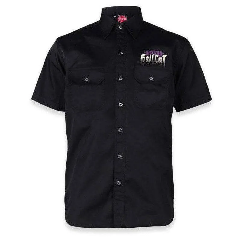HOTROD HELLCAT BUTTON UP SPEED KILLS