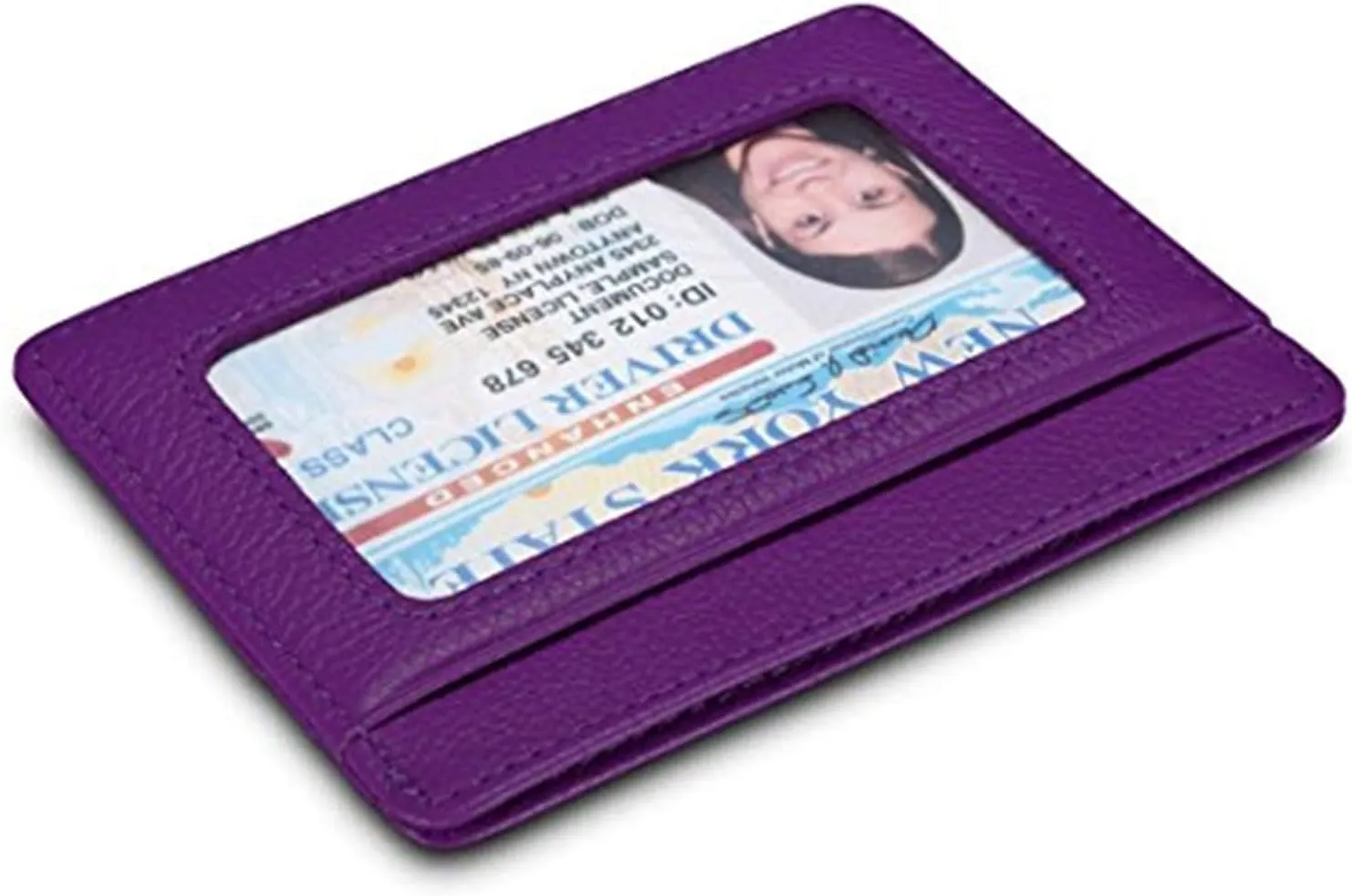 KALMORE Women's Credit Card Holder Leather Slim Minimalist Wallet