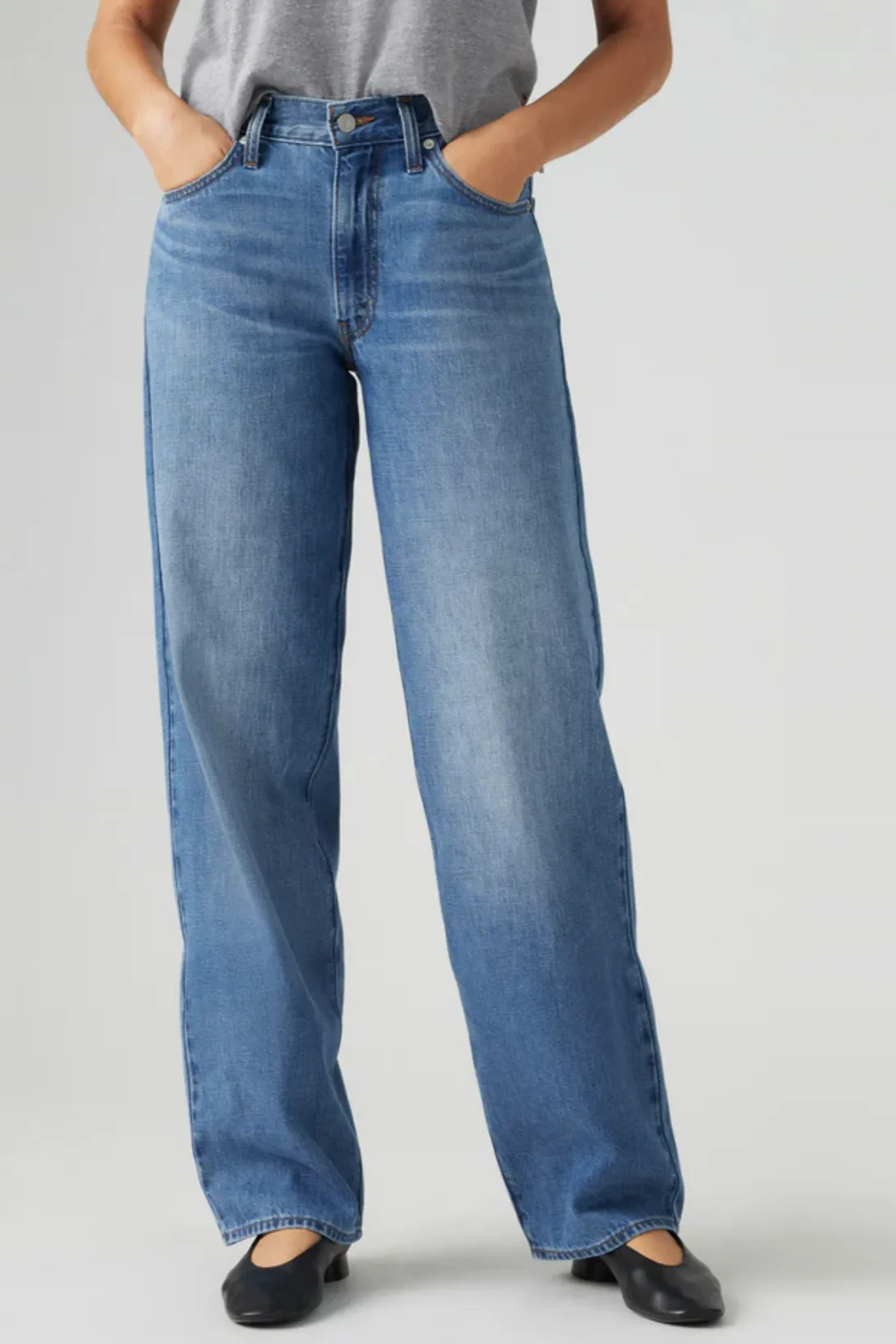 LEVI'S BAGGY DAD JEAN - HEAVY CHECK