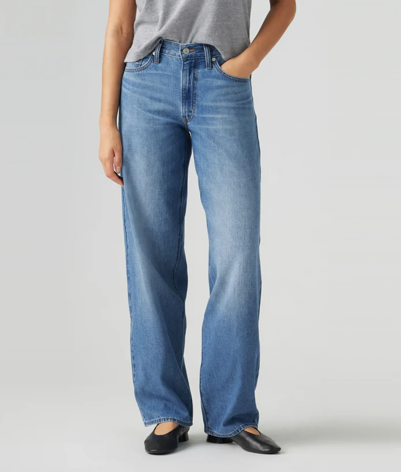 LEVI'S BAGGY DAD JEAN - HEAVY CHECK
