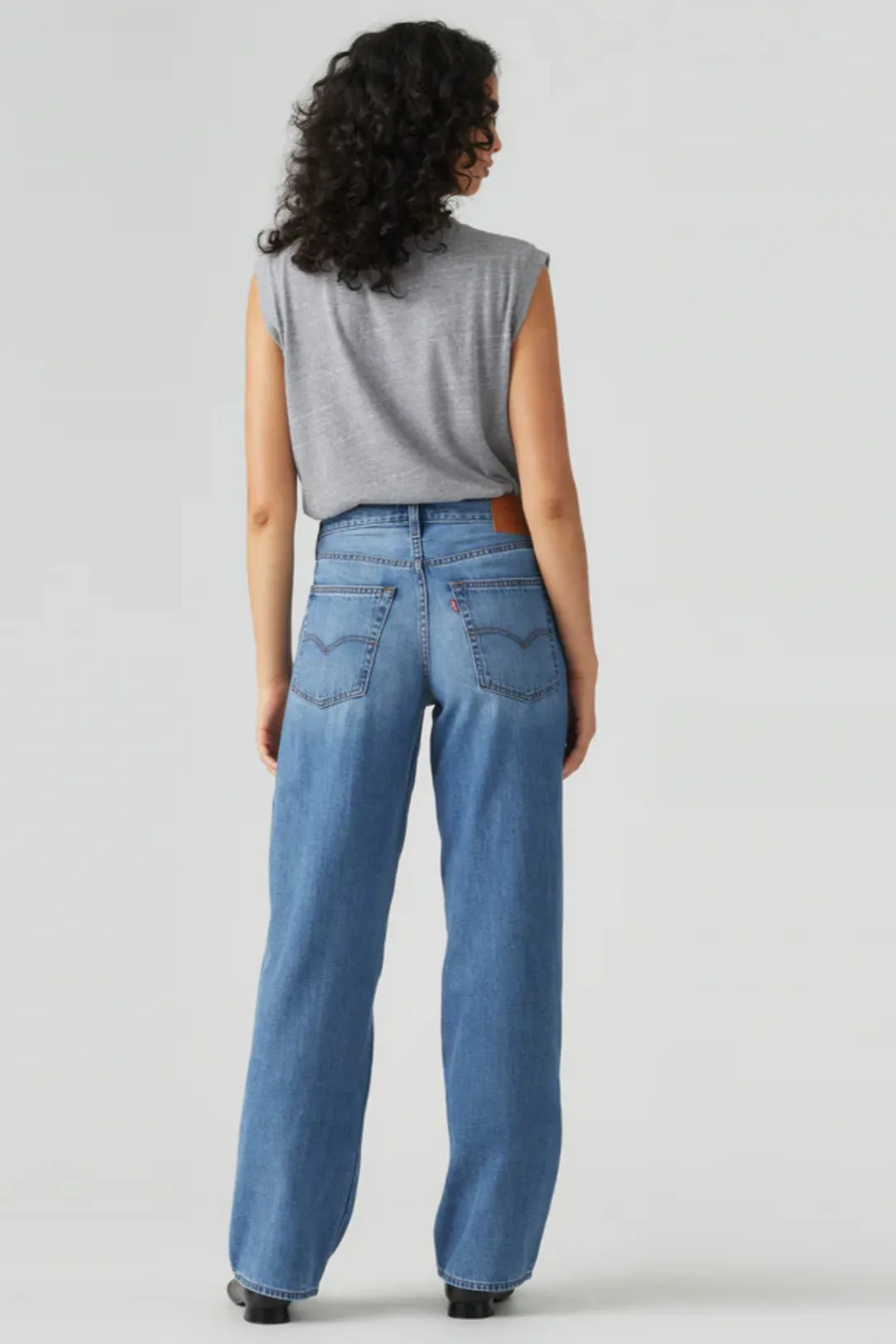 LEVI'S BAGGY DAD JEAN - HEAVY CHECK