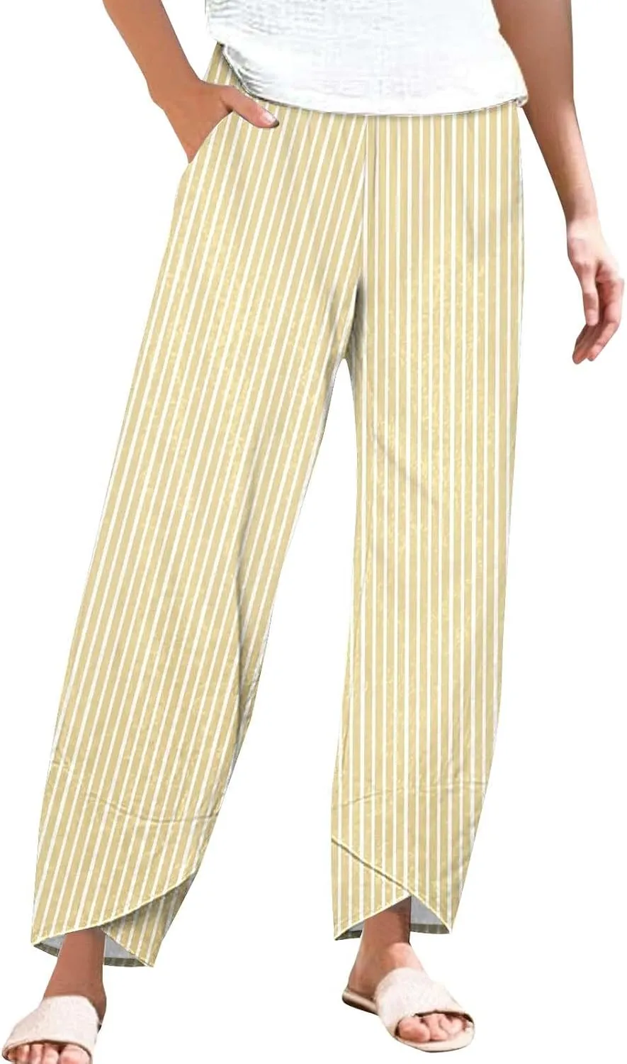 Linen Pants for Women Loose Pants Summer Light Weight Pant for Summer