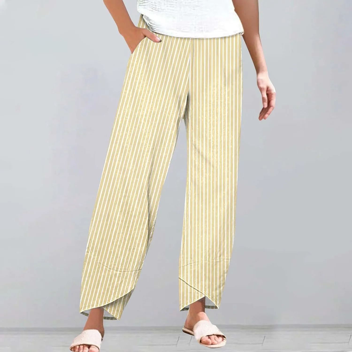 Linen Pants for Women Loose Pants Summer Light Weight Pant for Summer