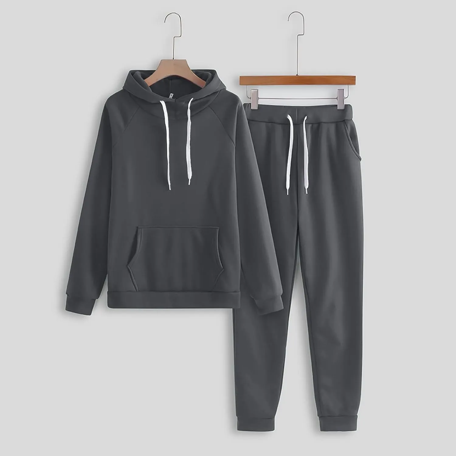 Lounge Sets for Women 2024 Long Sleeve V Neck Comfy Fall Hoodie Sweatshirt Long Pants Outfits