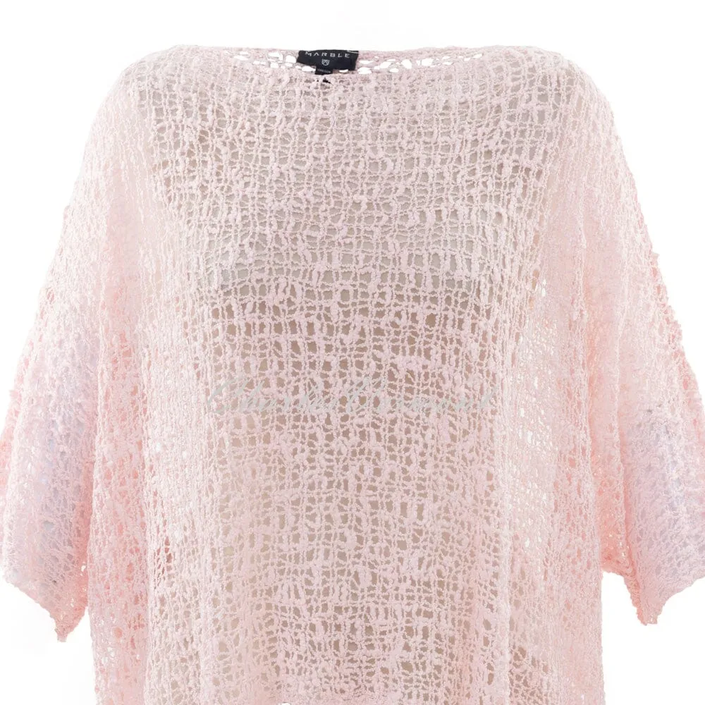 Marble Cover-Up Top – Style 5186-120 (Pale Pink)