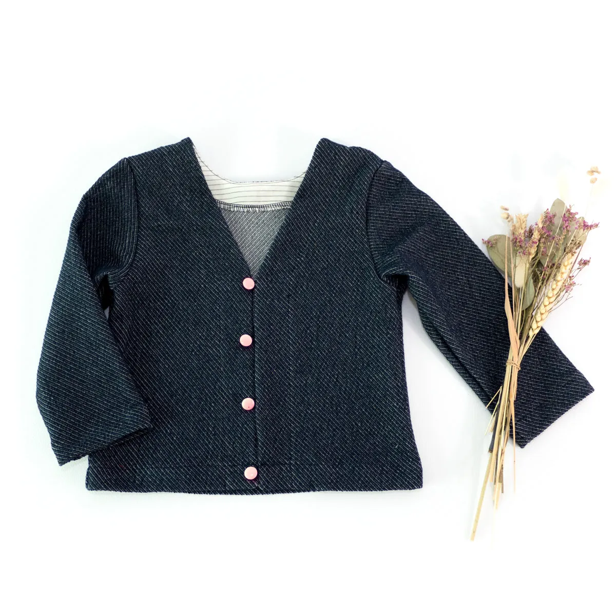 MASHA Cardigan/Sweater - Girl 3-12Y - PDF Sewing Pattern