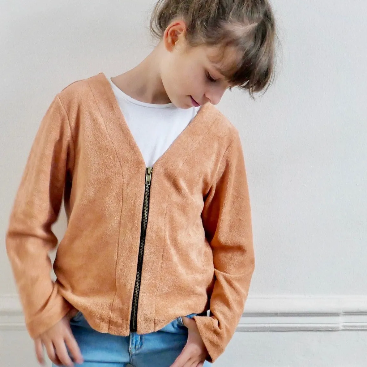 MASHA Cardigan/Sweater - Girl 3-12Y - PDF Sewing Pattern