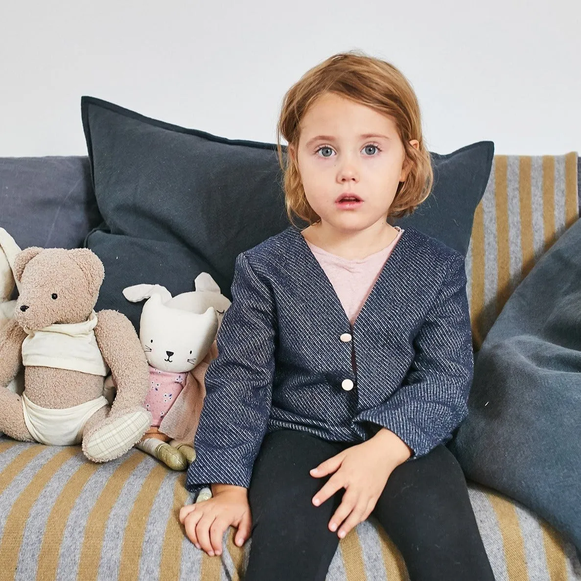 MASHA Cardigan/Sweater - Girl 3-12Y - PDF Sewing Pattern