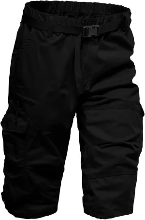 Mens Khaki Shorts Trousers Pants Solid Cotton Color Cropped Men's Casual Men's Pants Mens Cargo Shorts Size 34 Mens