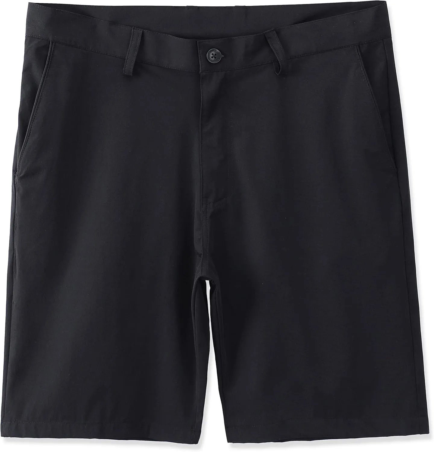Men's Performance Quick Dry Slim Fit 9 Inch Active Hybrid Dress Chino Golf Hiking Shorts