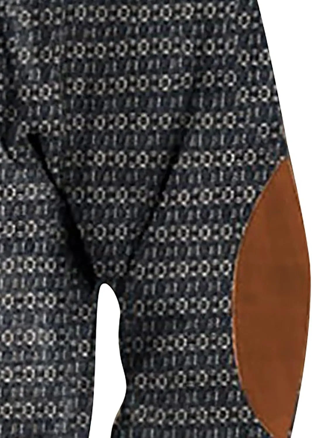 Men's Western Aztec Sweatshirts Size Sweater Retro Tops with Elbow Patches 2024 Mens Big And Tall Sweaters Mens