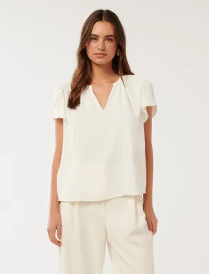Mila Petal Sleeve Top