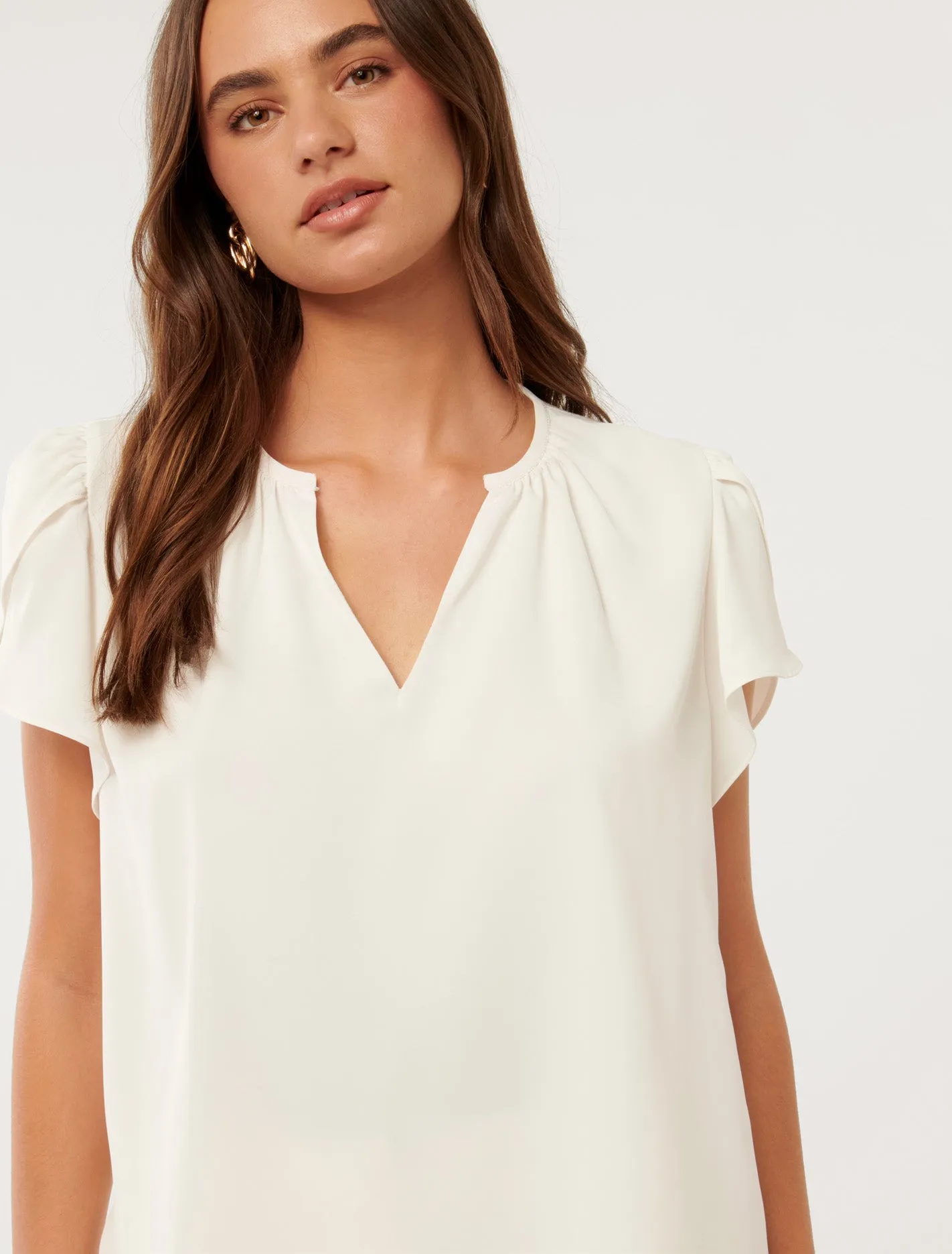 Mila Petal Sleeve Top