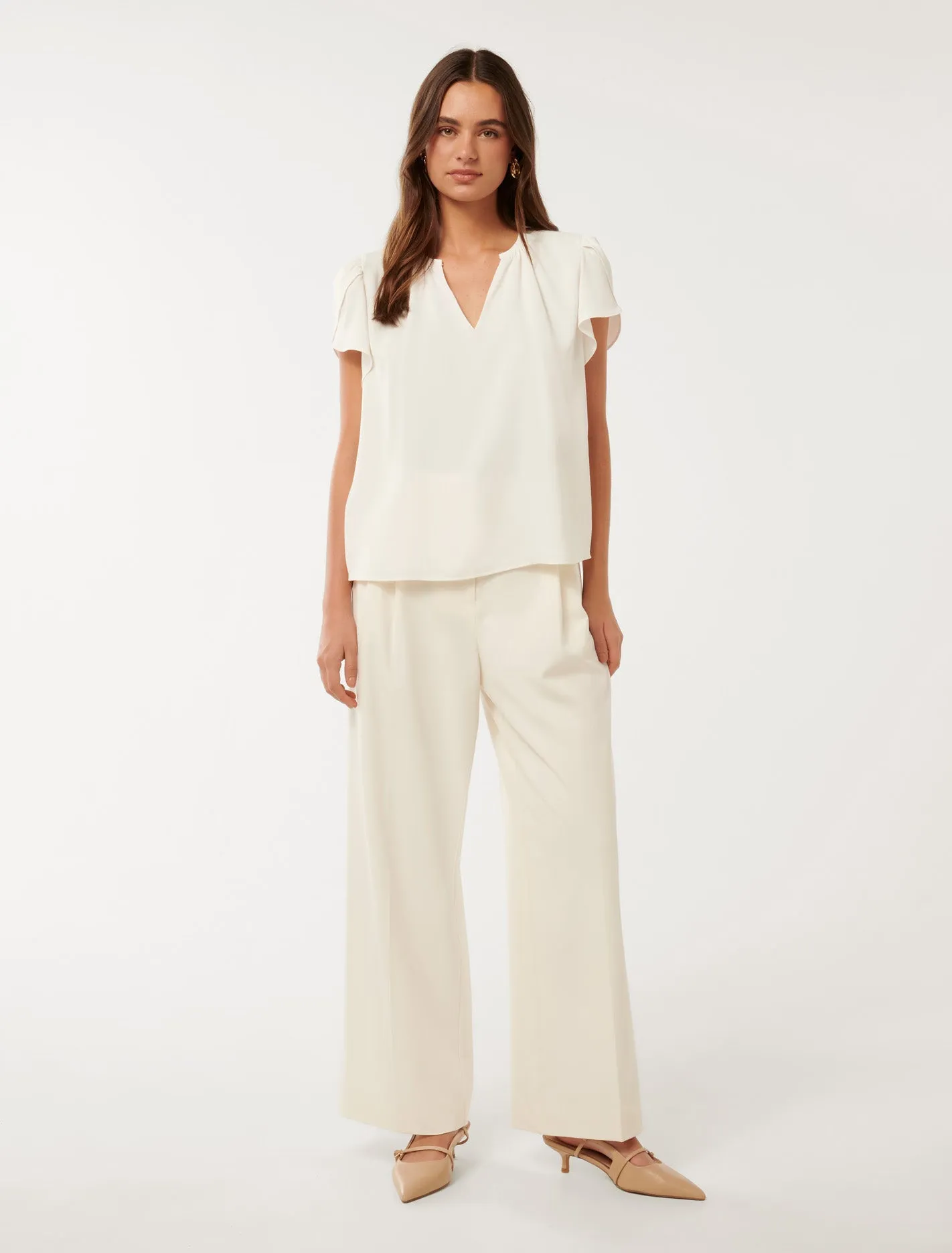 Mila Petal Sleeve Top